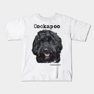 Black Cockapoo / Spoodle and Doodle Dog Kids T-Shirt